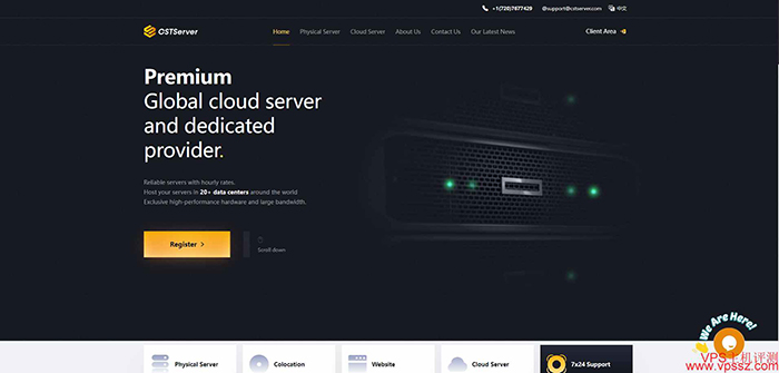 CSTServer:中国优化 香港/洛杉矶 云服务器 低至6折，美国裸金属仅19.9起，站群服务器等
